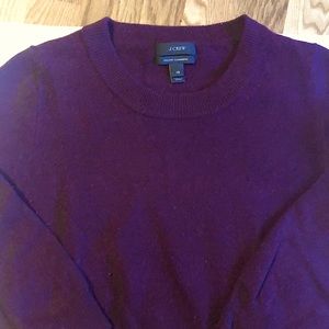 100% Cashmere Tippi sweater, Merlot, JCrew Retail